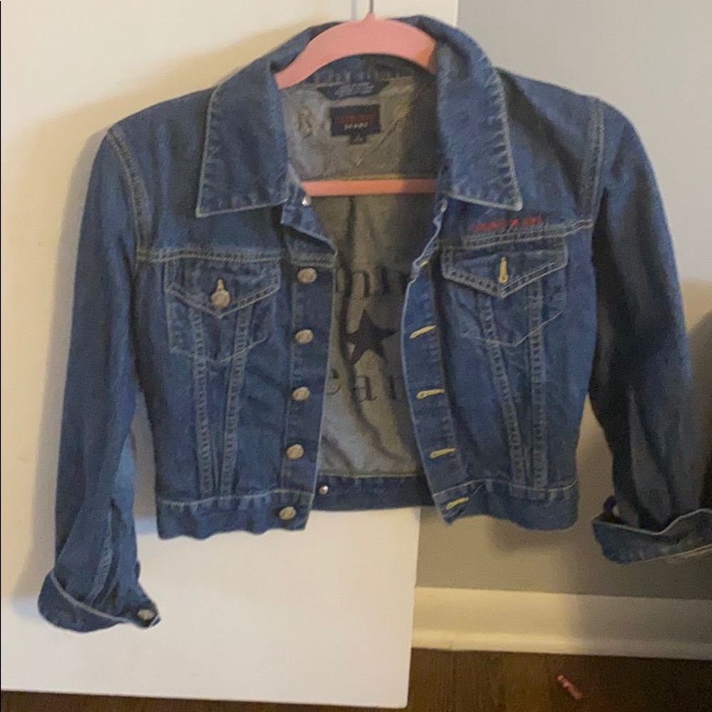 Tommy Girl vintage vtg jean jacket sz small